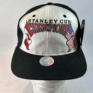 NWT Vintage Stanley Cup Hat Cap Snap Back Starter Blank No Team 1995 NOS New